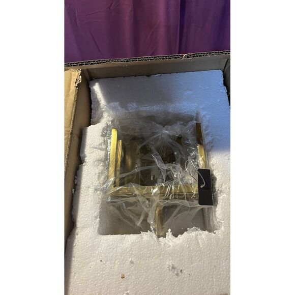 Bethel International MU48 Gold Wall Sconce Lighting Open‎ Box - Picture 6 of 6